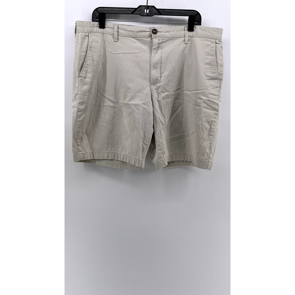 GEORGE Men's Beige Regular-Fit Chino Shorts SZ 38